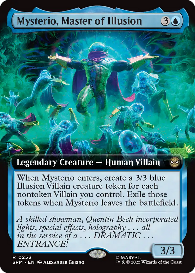 Mysterio, Master of Illusion (Extended Art) [Marvel's Spider-Man] | Card Citadel