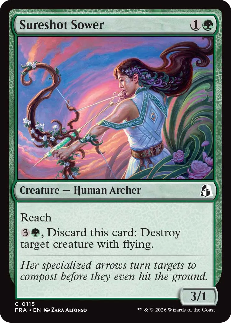 Sureshot Sower [Reality Fracture] | Card Citadel