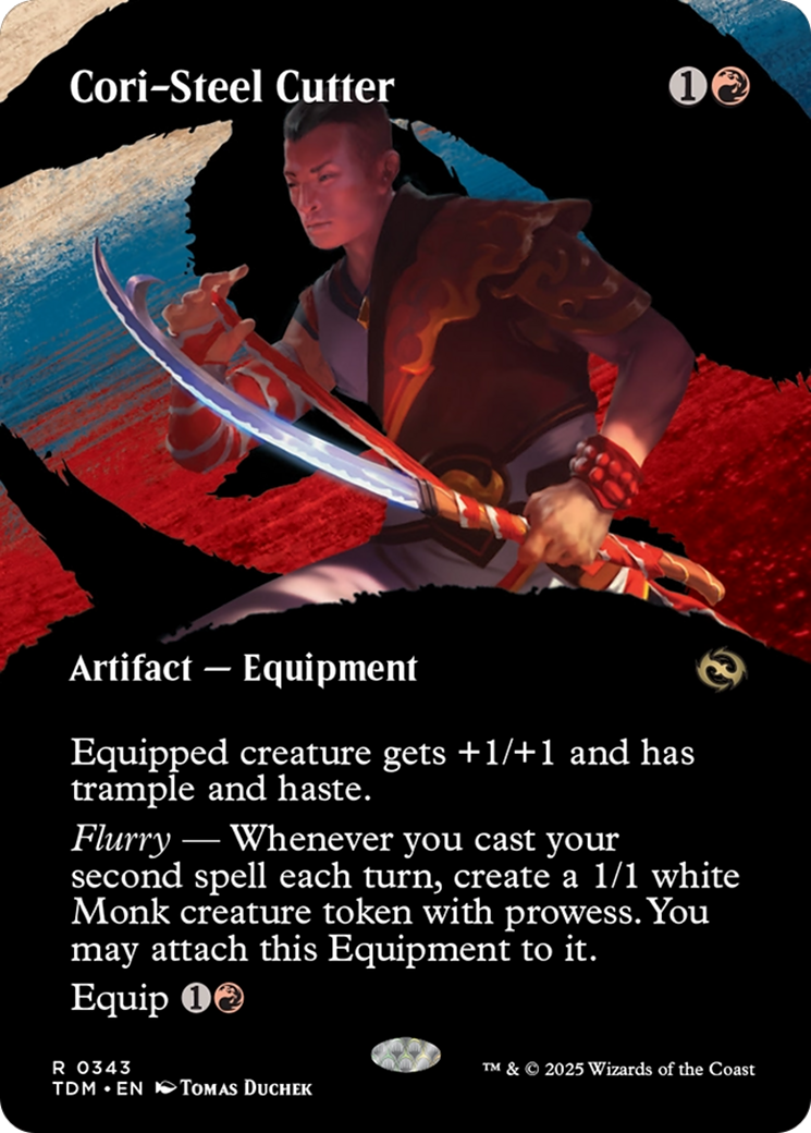 Cori-Steel Cutter (Borderless) [Tarkir: Dragonstorm] | Card Citadel