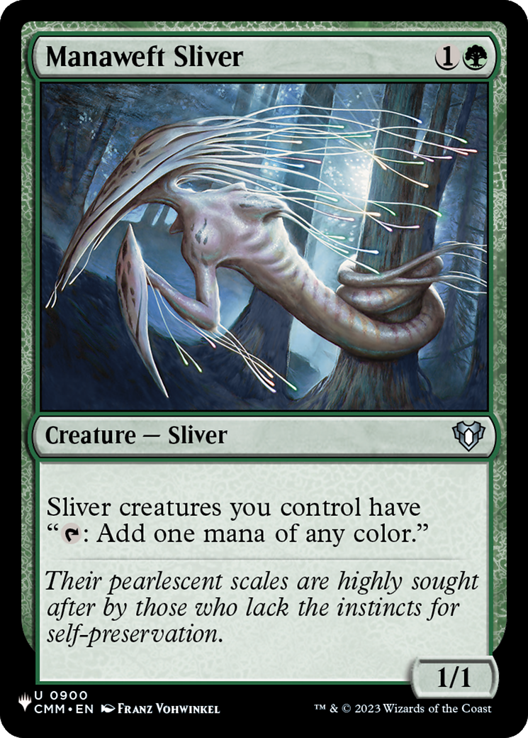 Manaweft Sliver (CMM) [The List] | Card Citadel