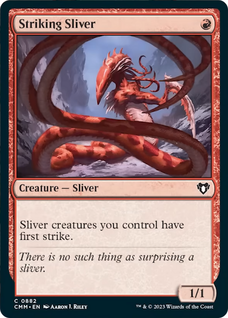 Striking Sliver [Commander Masters] | Card Citadel