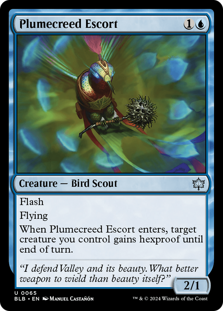 Plumecreed Escort [Bloomburrow] | Card Citadel