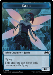 Faerie // Food (0010) Double-Sided Token [Wilds of Eldraine Tokens] | Card Citadel