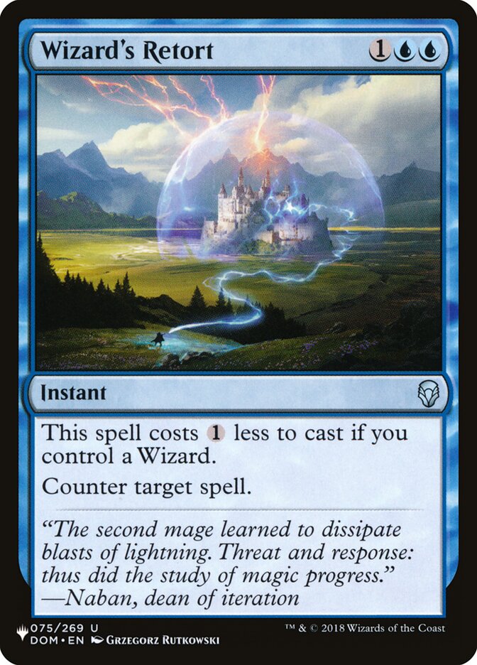 Wizard's Retort [The List] | Card Citadel