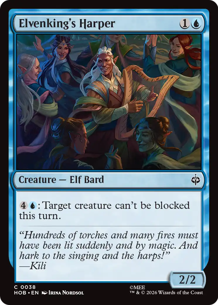 Elvenking's Harper [The Hobbit] | Card Citadel