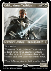 Odric, Master Tactician (Foil Etched) [Commander Masters] | Card Citadel