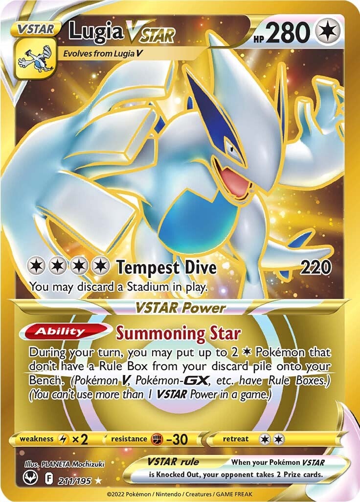 Lugia VSTAR (211/195) [Sword & Shield: Silver Tempest] | Card Citadel