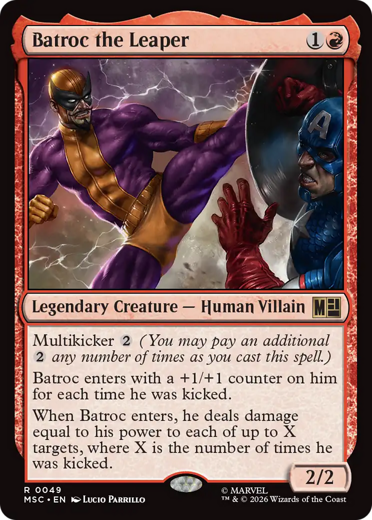 Batroc the Leaper (Surge Foil) [Marvel Super Heroes Commander] | Card Citadel