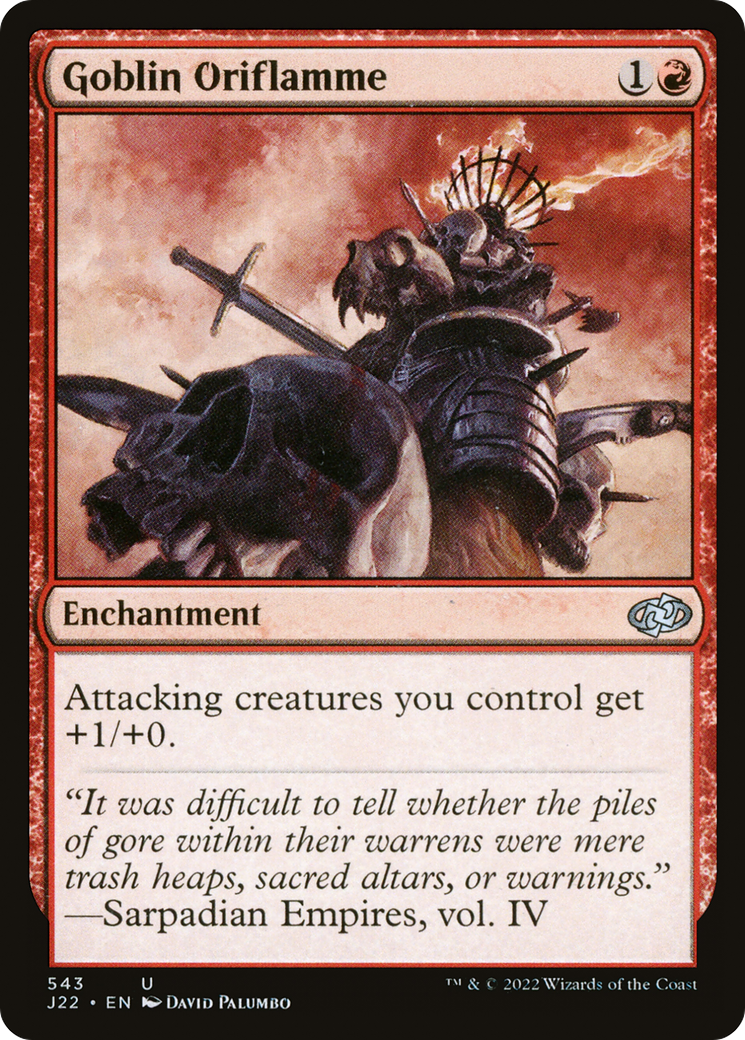 Goblin Oriflamme [Jumpstart 2022] | Card Citadel