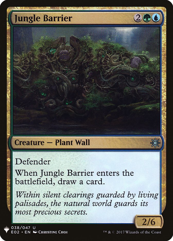Jungle Barrier [Mystery Booster] | Card Citadel