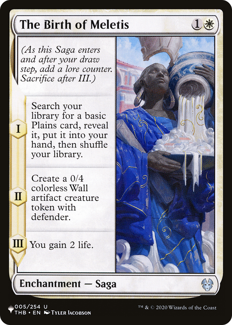 The Birth of Meletis [The List Reprints] | Card Citadel