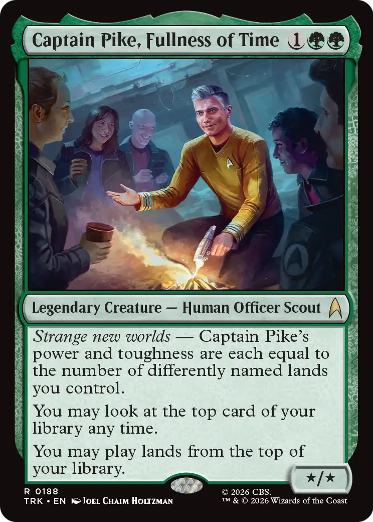 Captain Pike, Fullness of Time [Star Trek] | Card Citadel