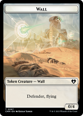 Wall // Kor Ally Double-Sided Token [Commander Masters Tokens] | Card Citadel