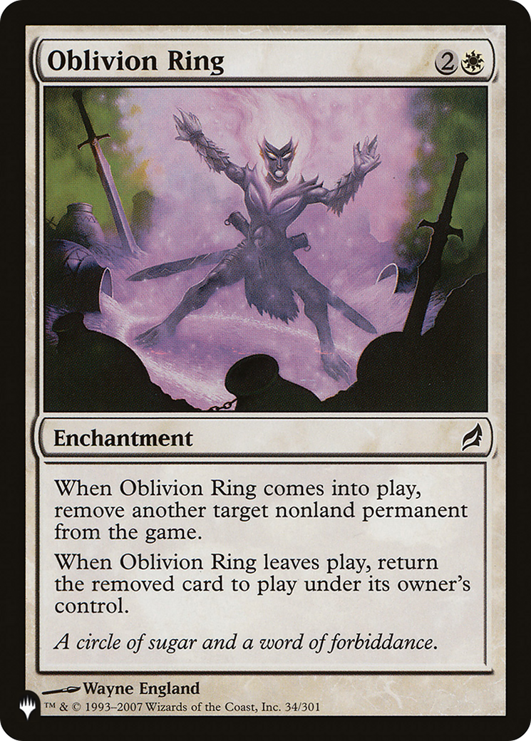 Oblivion Ring [The List] | Card Citadel