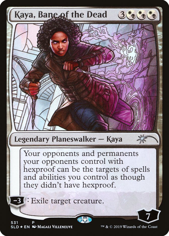 Kaya, Bane of the Dead (Stained Glass) [Secret Lair Drop Promos] | Card Citadel