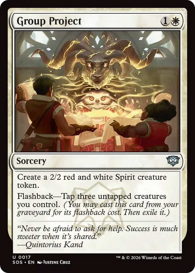 Group Project [Secrets of Strixhaven] | Card Citadel