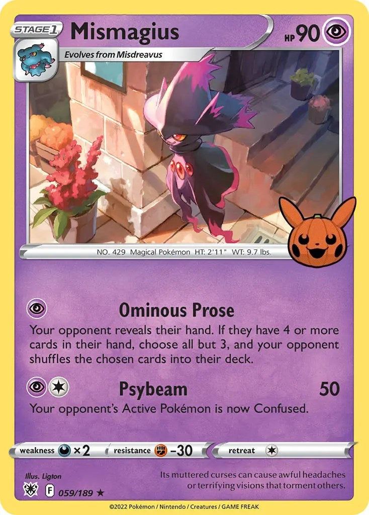 Mismagius (059/189) [Trick or Trade] | Card Citadel