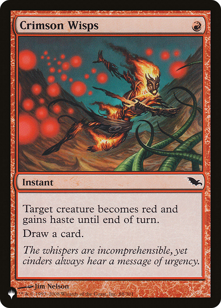 Crimson Wisps [The List Reprints] | Card Citadel