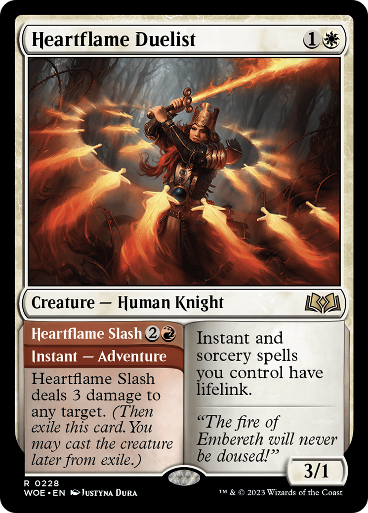 Heartflame Duelist // Heartflame Slash [Wilds of Eldraine] | Card Citadel