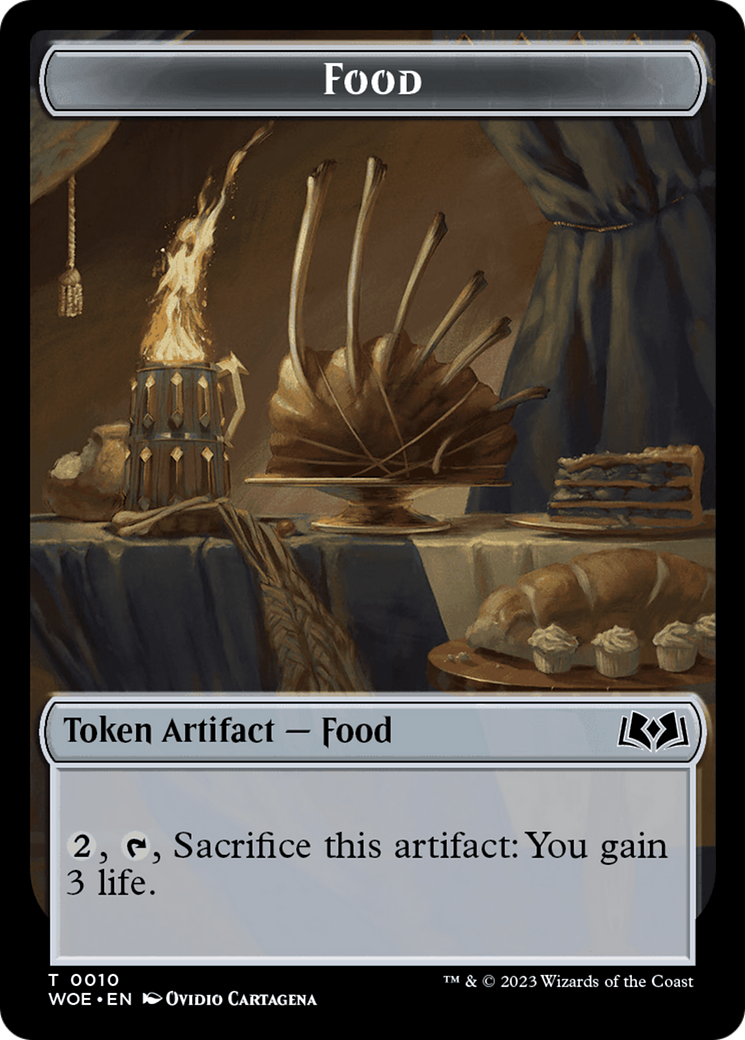 Mouse // Food (0010) Double-Sided Token [Wilds of Eldraine Tokens] | Card Citadel