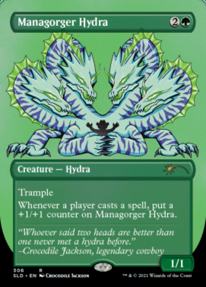 Managorger Hydra (Borderless) (Foil Etched) [Secret Lair Drop Series] | Card Citadel