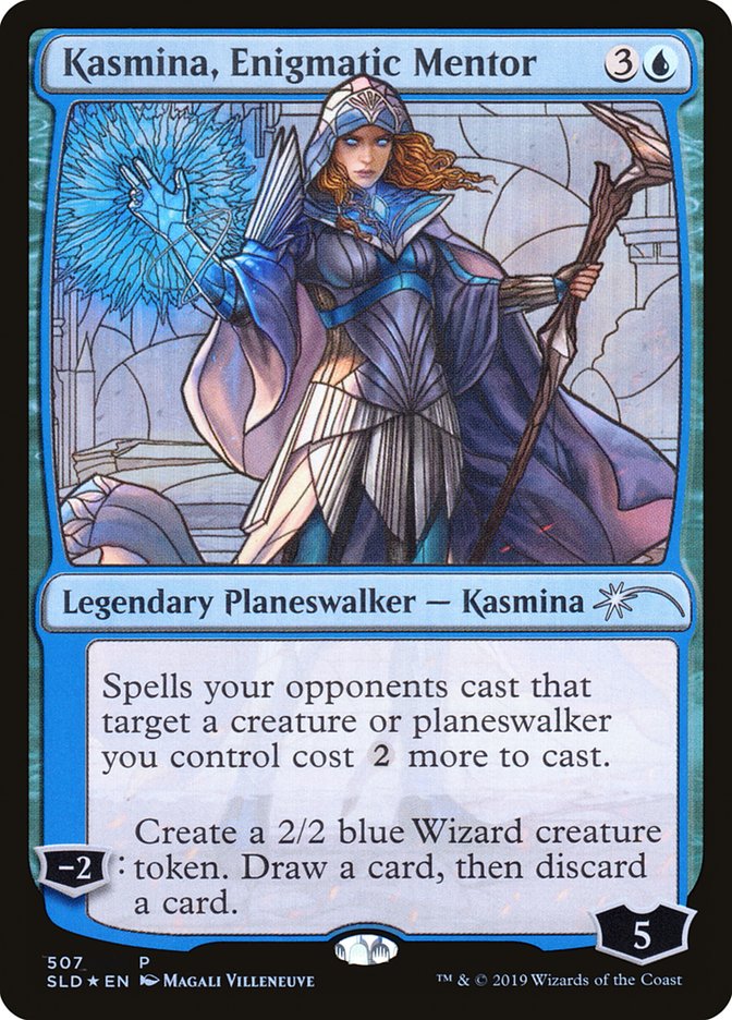 Kasmina, Enigmatic Mentor (Stained Glass) [Secret Lair Drop Promos] | Card Citadel