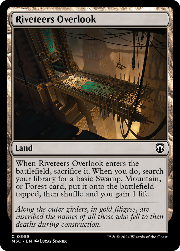 Riveteers Overlook (Ripple Foil) [Modern Horizons 3 Commander] | Card Citadel