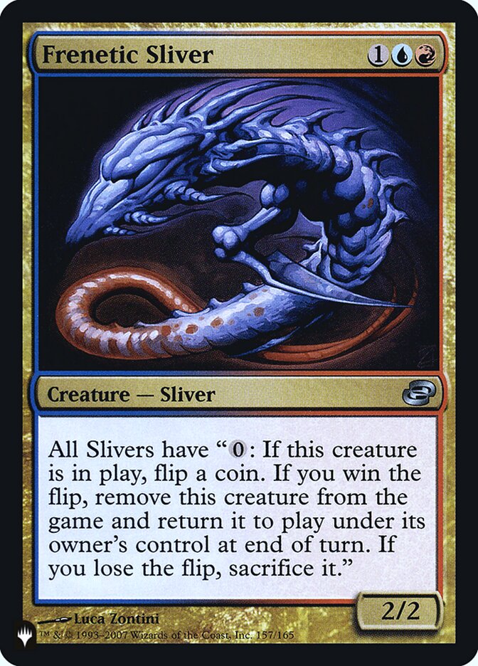 Frenetic Sliver [Secret Lair: Heads I Win, Tails You Lose] | Card Citadel