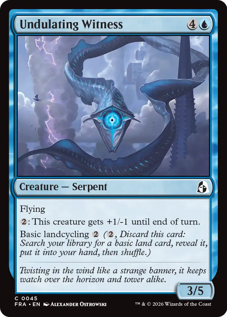 Undulating Witness [Reality Fracture] | Card Citadel