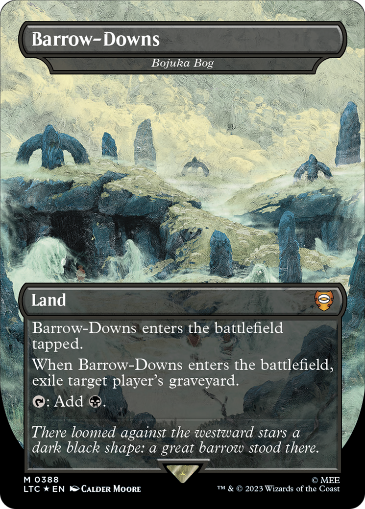 Barrow-Downs - Bojuka Bog (Surge Foil Realms and Relics) [The Lord of the Rings: Tales of Middle-Earth Commander] | Card Citadel