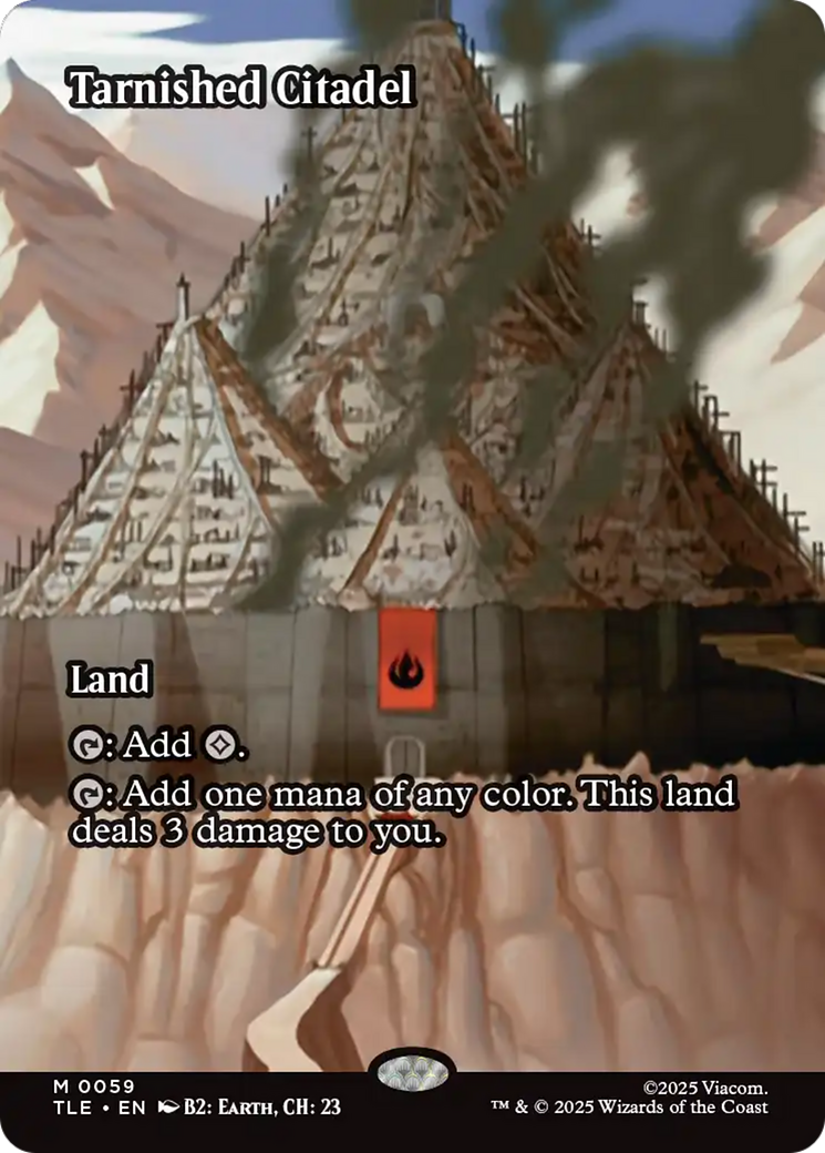 Tarnished Citadel (Borderless) [Avatar: The Last Airbender: Eternal-Legal] | Card Citadel