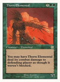 Thorn Elemental (Oversized) [Oversize Cards] | Card Citadel