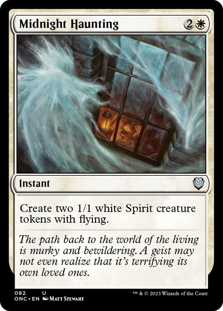 Midnight Haunting [Phyrexia: All Will Be One Commander] | Card Citadel