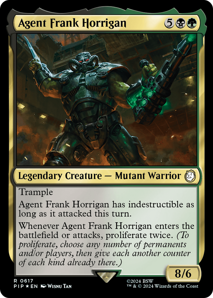 Agent Frank Horrigan (Surge Foil) [Fallout] | Card Citadel