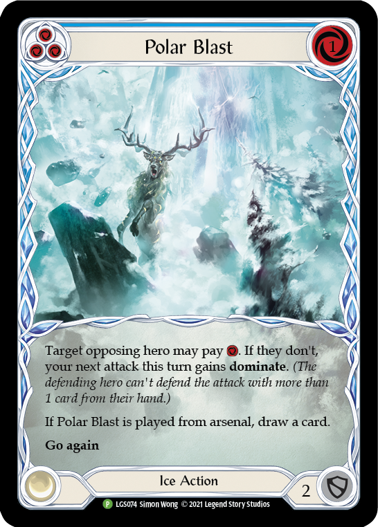 Polar Blast (Blue) [LGS074] (Promo)  Rainbow Foil | Card Citadel