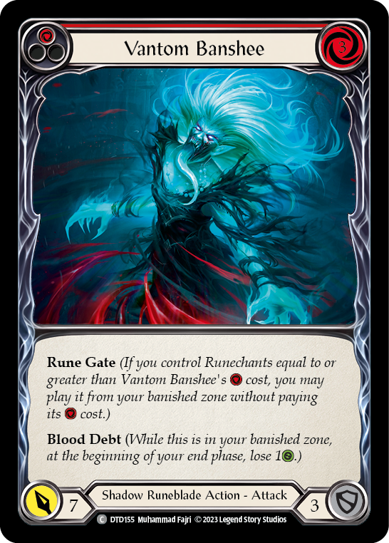 Vantom Banshee (Red) [DTD155] (Dusk Till Dawn) | Card Citadel