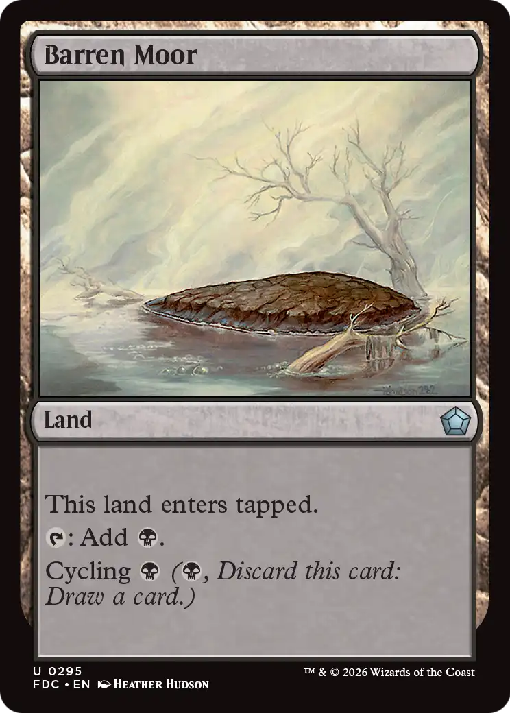 Barren Moor [Foundations Commander] | Card Citadel