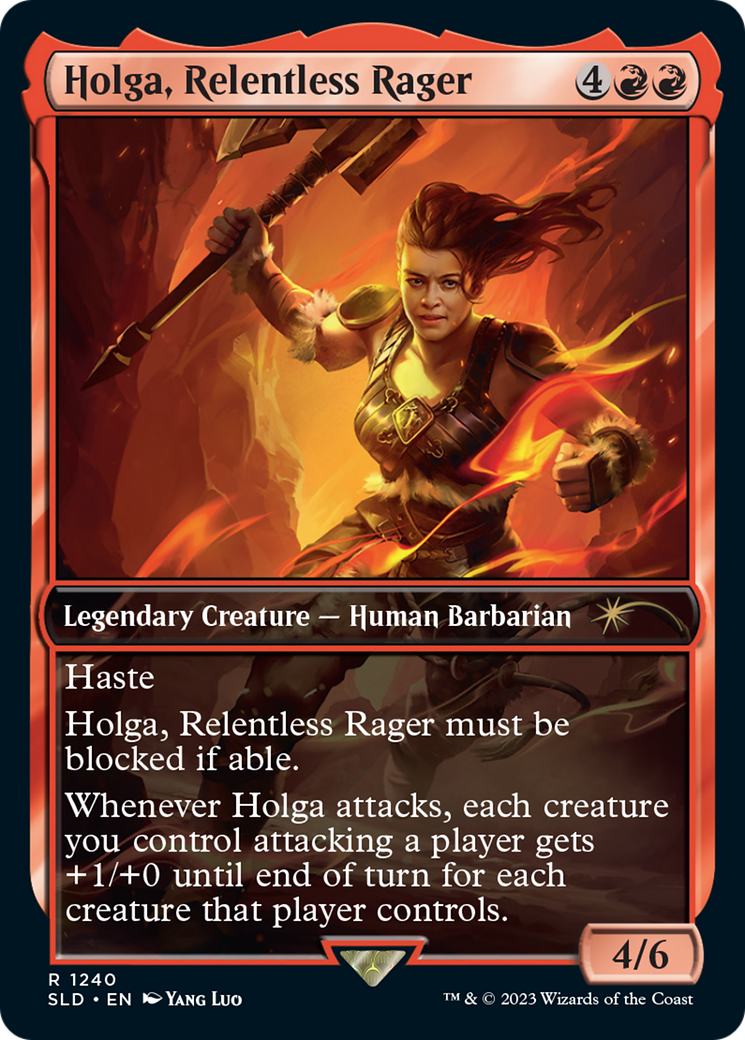 Holga, Relentless Rager [Secret Lair Drop Series] | Card Citadel