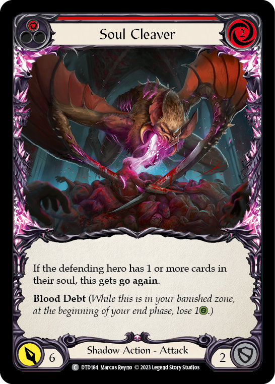 Soul Cleaver (Red) [DTD184] (Dusk Till Dawn) | Card Citadel
