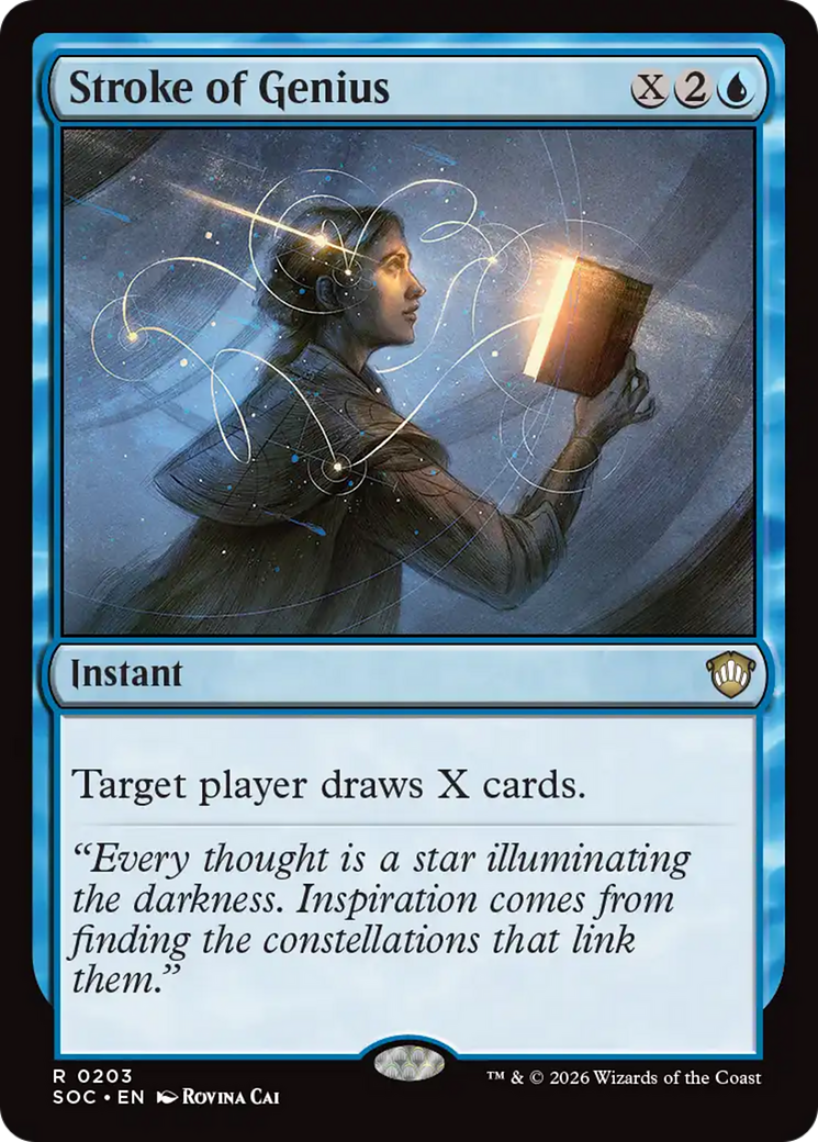 Stroke of Genius [Secrets of Strixhaven Commander] | Card Citadel