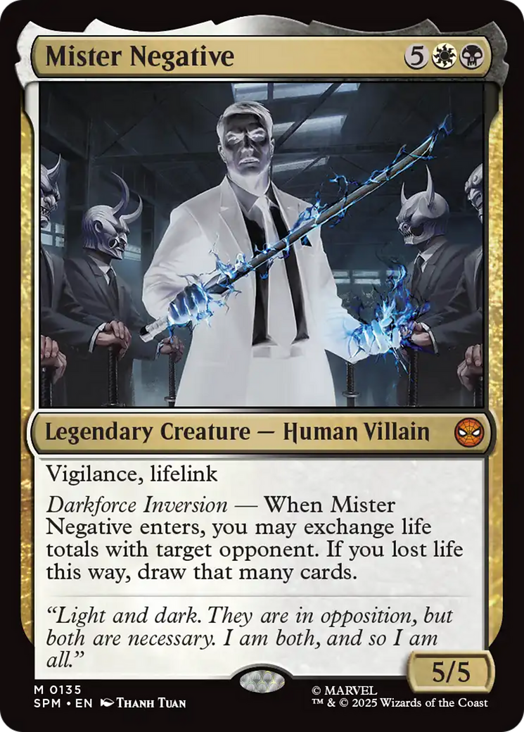 Mister Negative [Marvel's Spider-Man] | Card Citadel