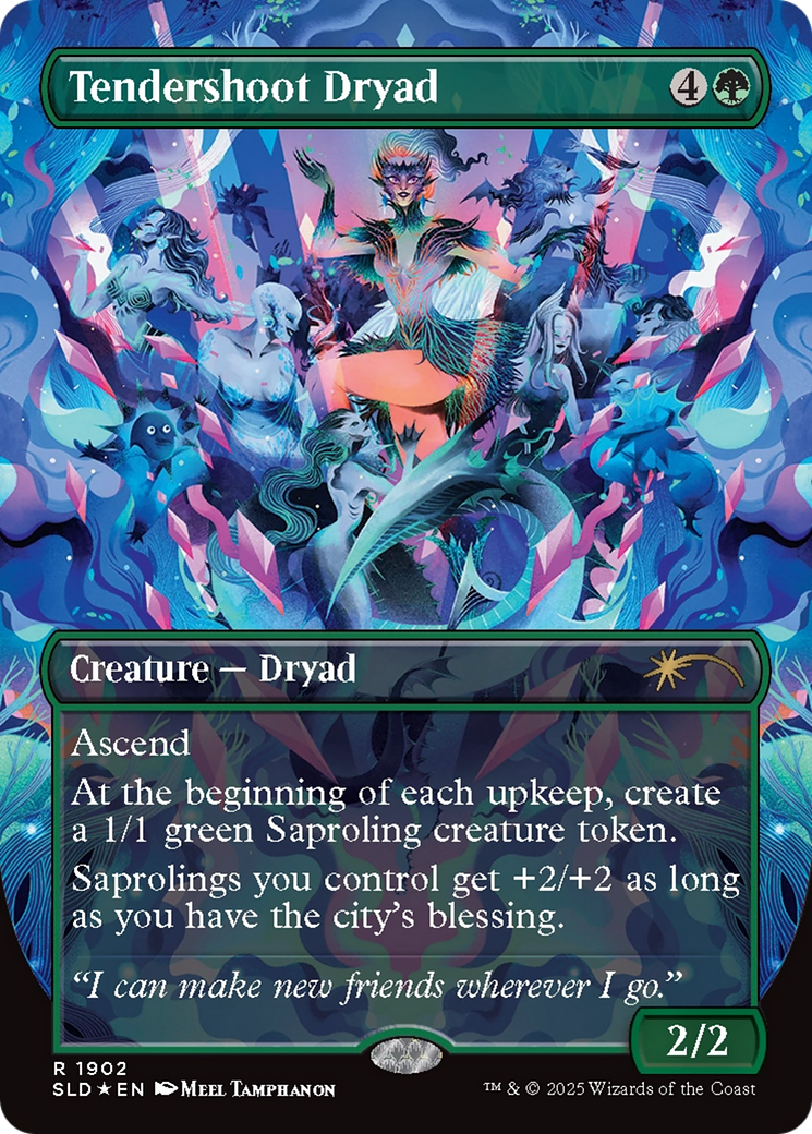 Tendershoot Dryad (Double Rainbow Foil) [Secret Lair Drop Series] | Card Citadel