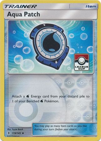 Aqua Patch (119/145) (League Promo) [Sun & Moon: Guardians Rising] | Card Citadel