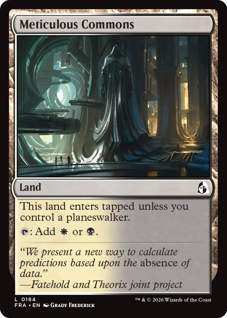 Meticulous Commons [Reality Fracture] | Card Citadel