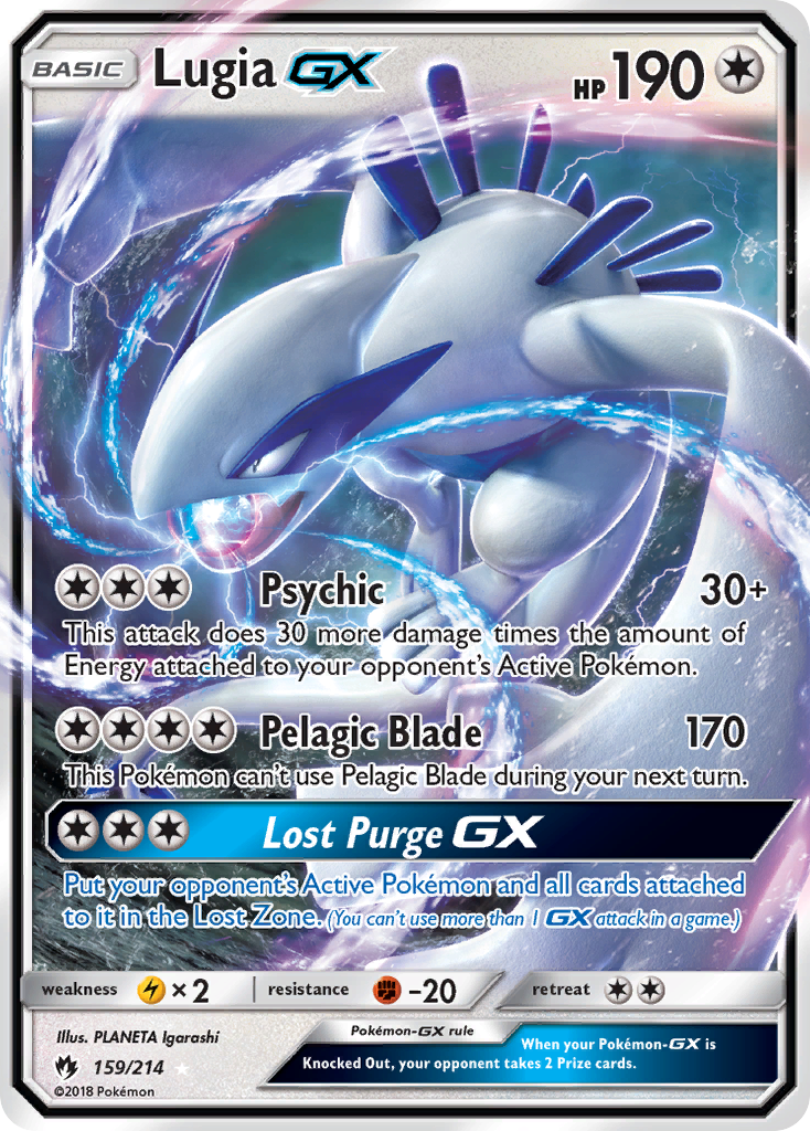 Lugia GX (159/214) [Sun & Moon: Lost Thunder] | Card Citadel