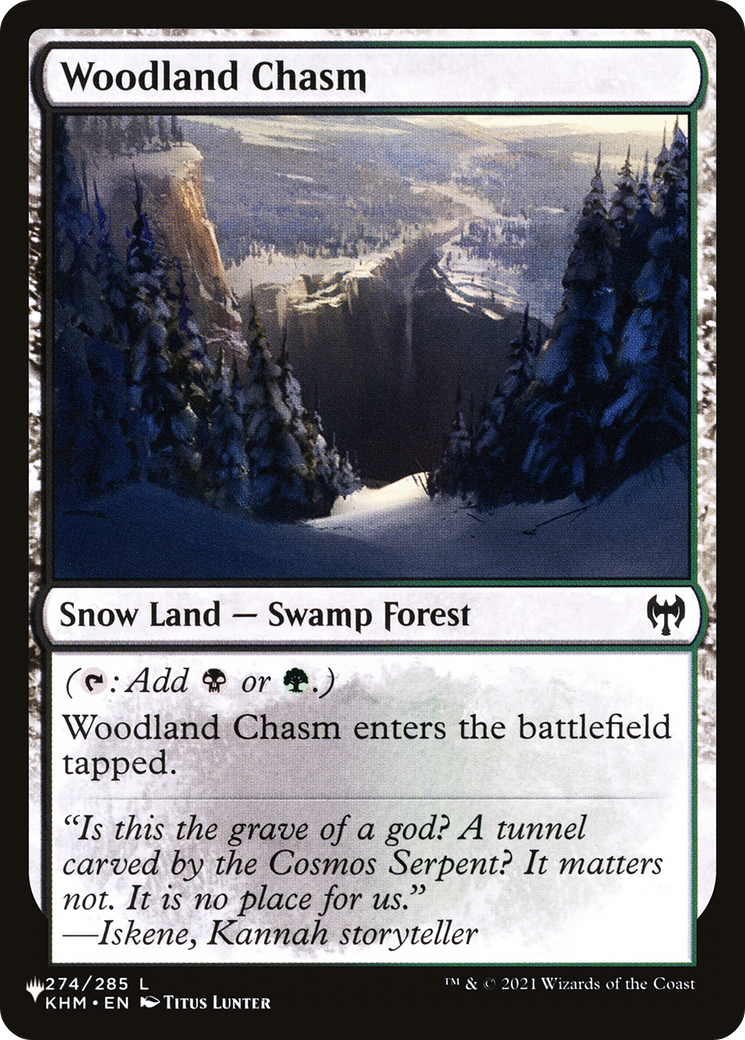 Woodland Chasm [Secret Lair: From Cute to Brute] | Card Citadel