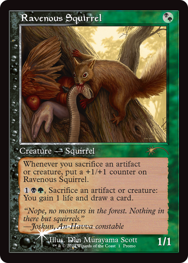 Ravenous Squirrel (Open House) [Wizards Play Network 2024] | Card Citadel