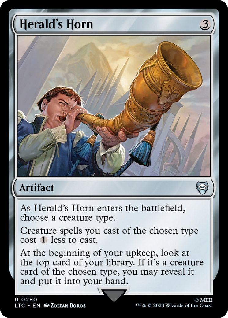 Herald's Horn [The Lord of the Rings: Tales of Middle-Earth Commander] | Card Citadel