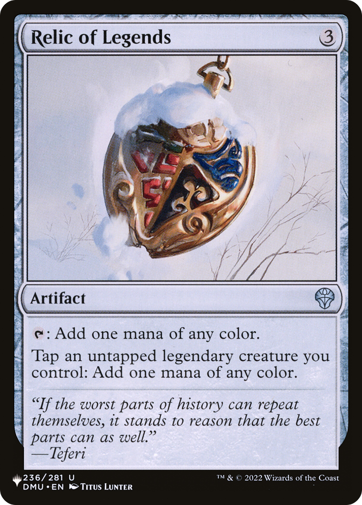 Relic of Legends [The List Reprints] | Card Citadel