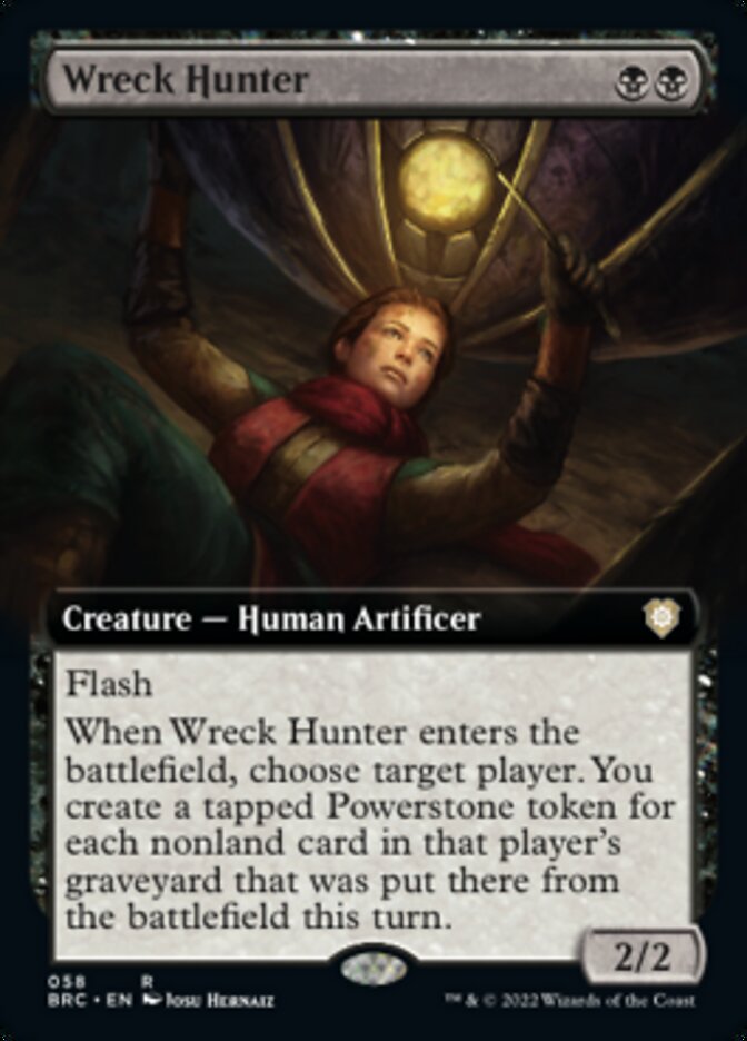 Wreck Hunter (Extended Art) [The Brothers' War Commander] | Card Citadel